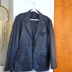 EUC Echtes  Leader Men's Leather Jacket.